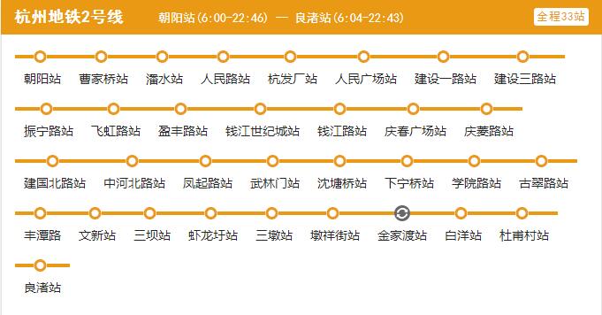 杭州地铁2号线